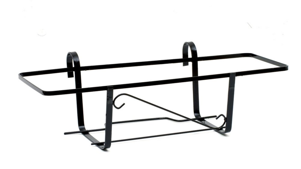 5pz fioriera da balcone tipo napoli 50 cm nero cod:ferx.4175