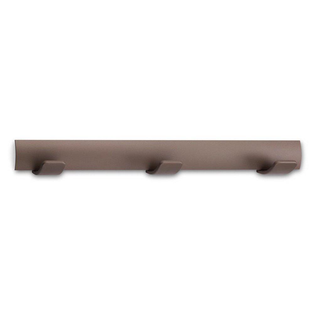5pz appendino adesivo inofix 3posti colore marrone cod:ferx.4217