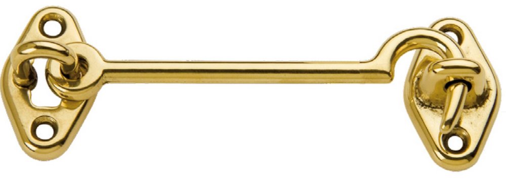 25pz ganci fermafinestre ottone mm.100 cod:ferx.4313