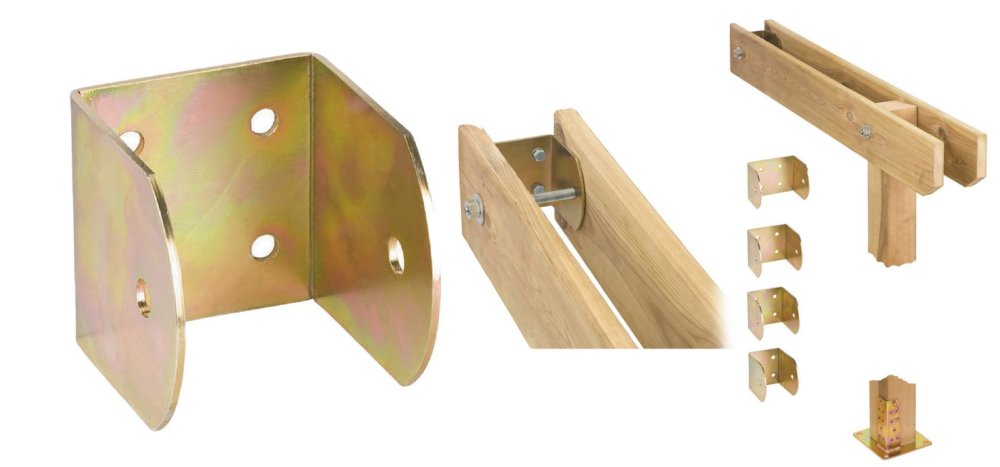 10pz supporto interno"u"acciaio tropicalizzato art. 758 mm.100 cod:ferx.4325