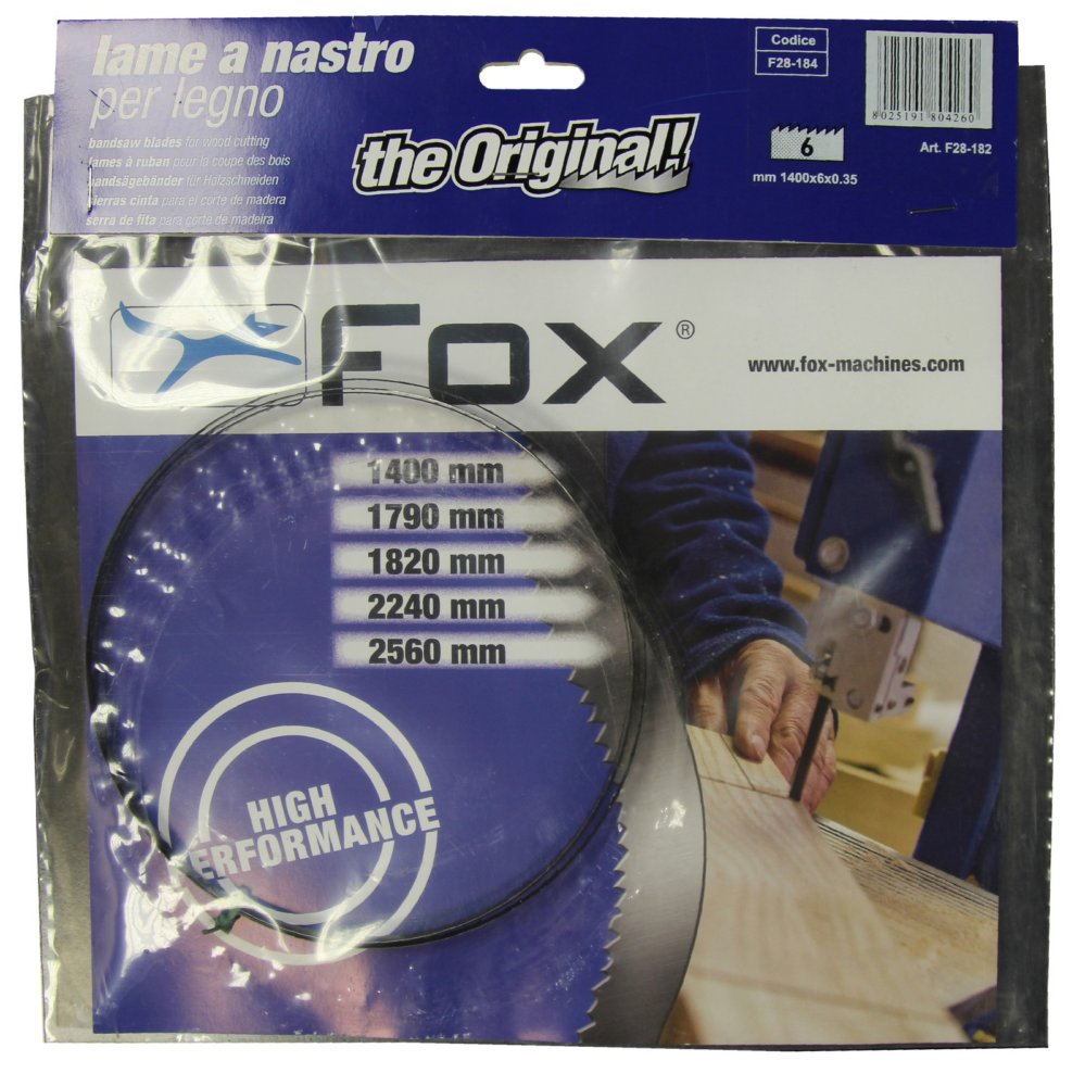 nastro ricambio mm.6 x fox vb28-184 cod:ferx.43582