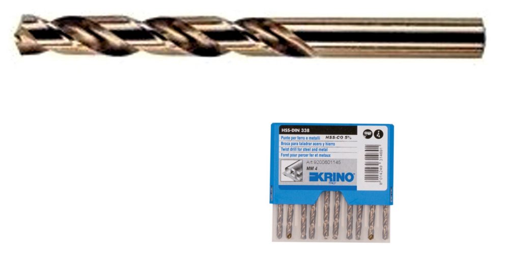 10pz punte hss al 5% cobalt mm. 7,5 cod:ferx.43695