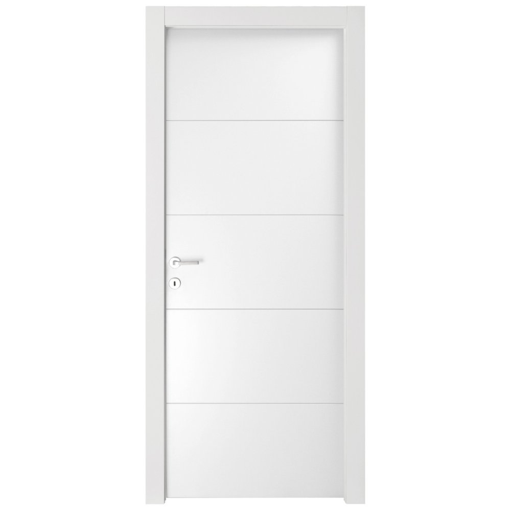 porta modello righe lucido bianco cm. 210x80 cod:ferx.44126
