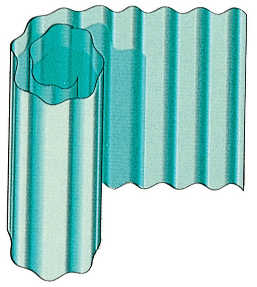 80mq plastica ondulata verde h.200 cod:ferx.4466