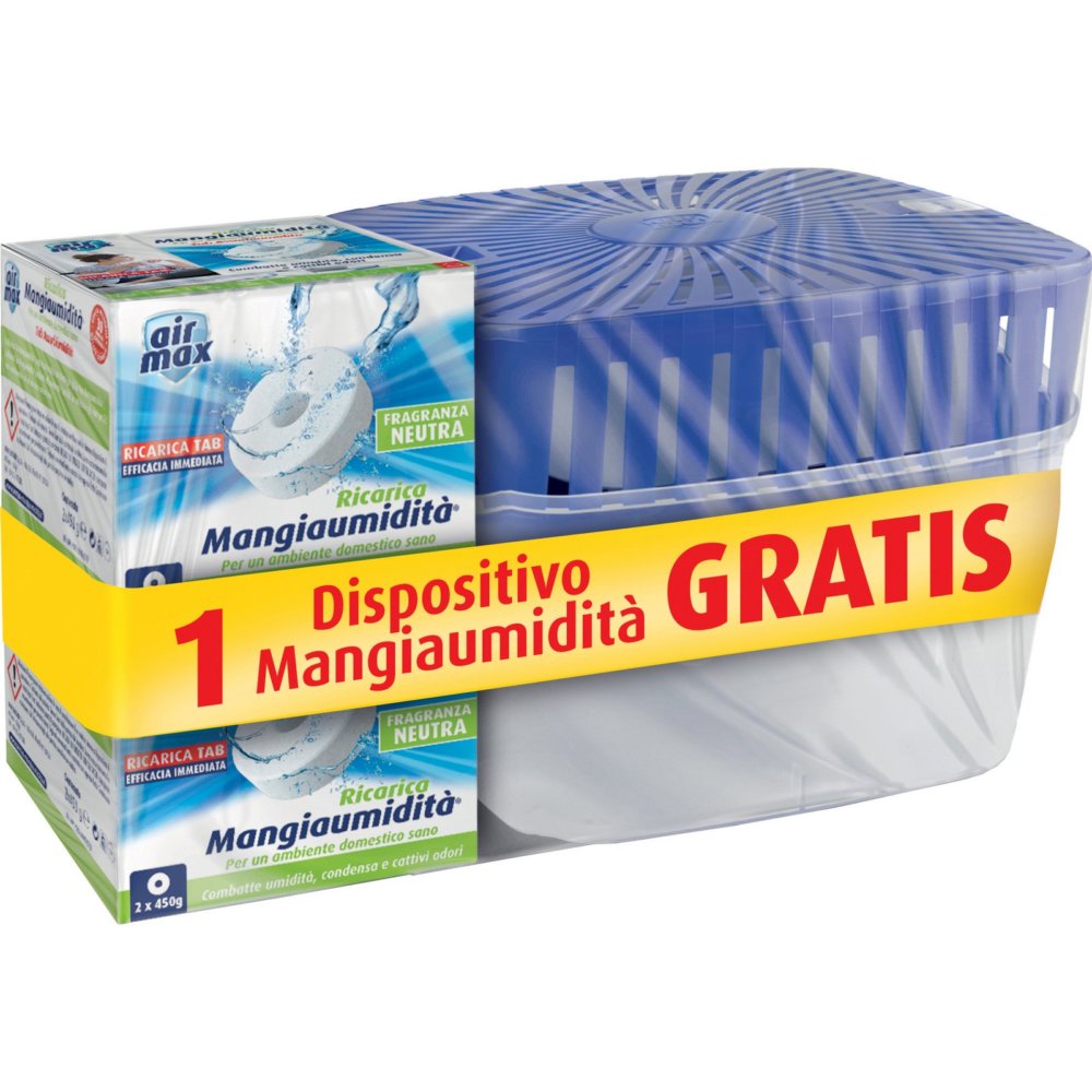 4pz airmax assorbiumidita ricarica tab pz.4x450+kit omaggio cod:ferx.500617