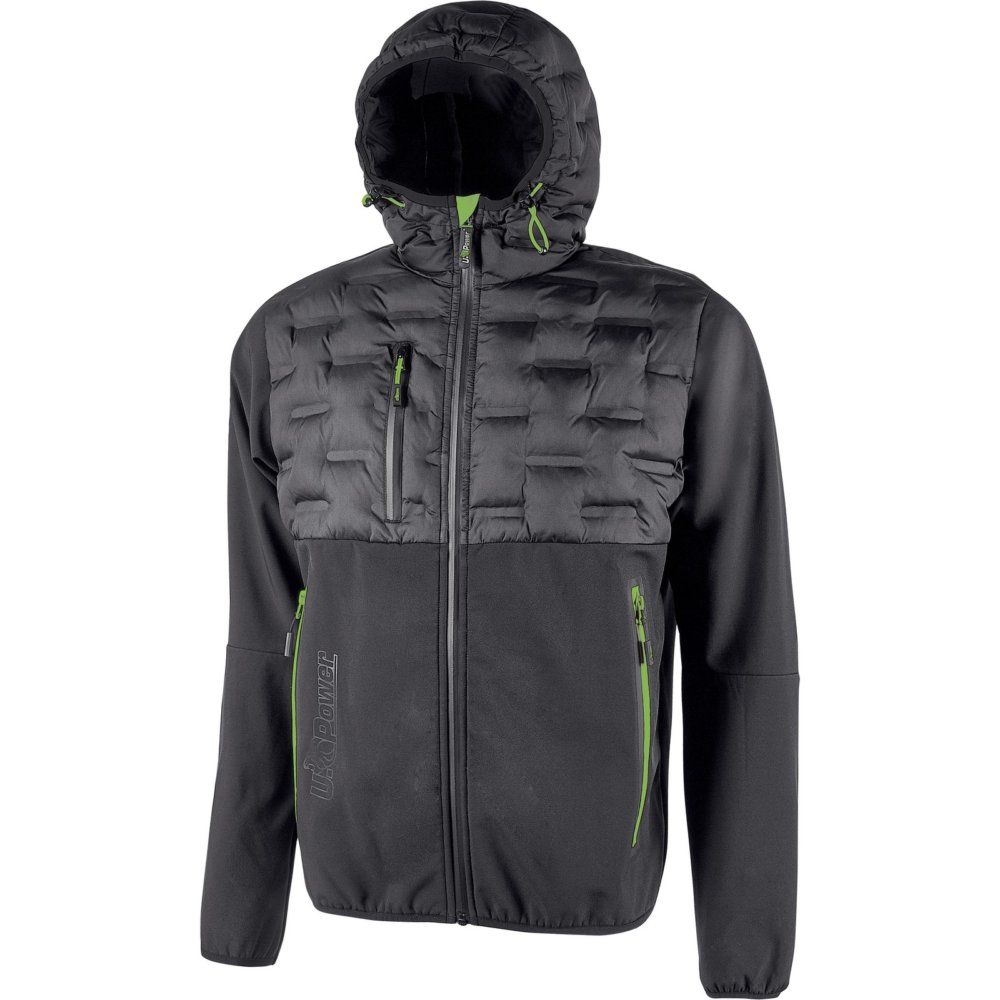 u-power giaccone spock grigio-verde taglia xxl cod:ferx.500693