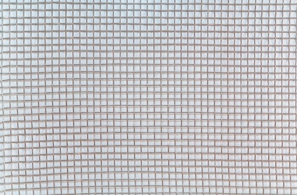 30kg tela quadra in acciao zincato foro 1x1 mm altezza h 60 cm filo 0,6mm cod:ferx.5059