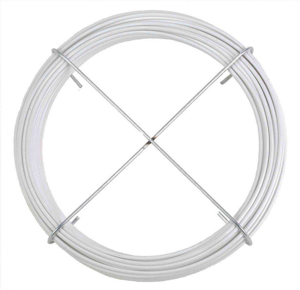 10pz filo plastificato stendibiancheria 2,7mmx20m n.14 bianco cod:ferx.55861