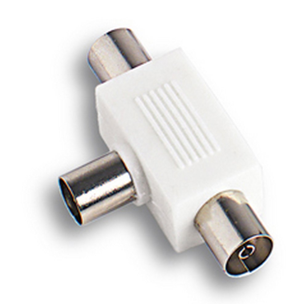 10pz adattatore tv maschio con 2 prese cod:ferx.5782