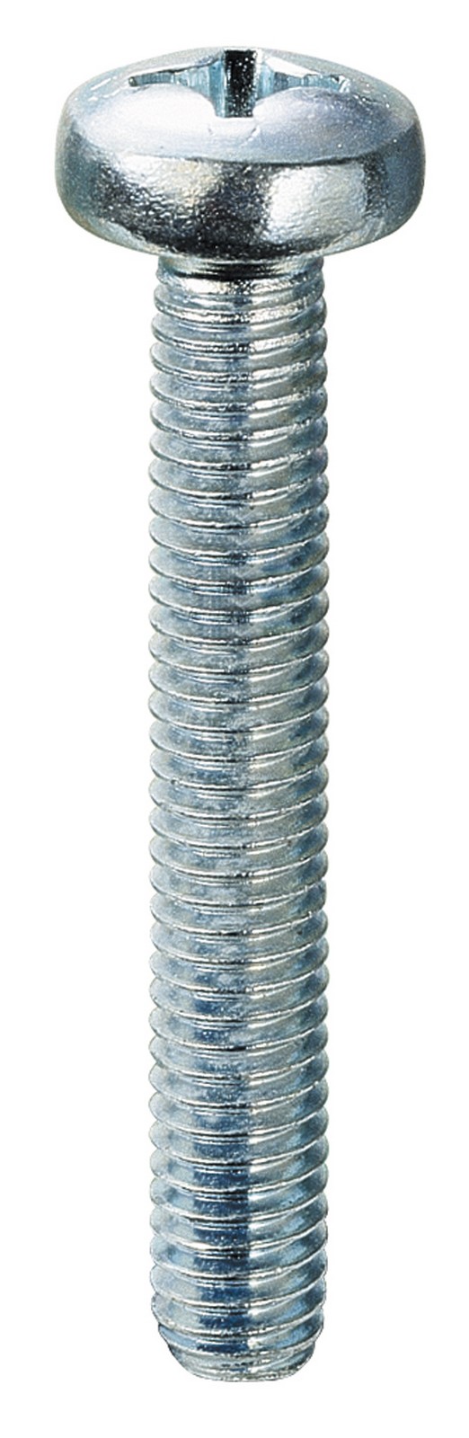 Image of 500pz viti a metallo testa cilindrica 6x16 zincato cod:ferx.590