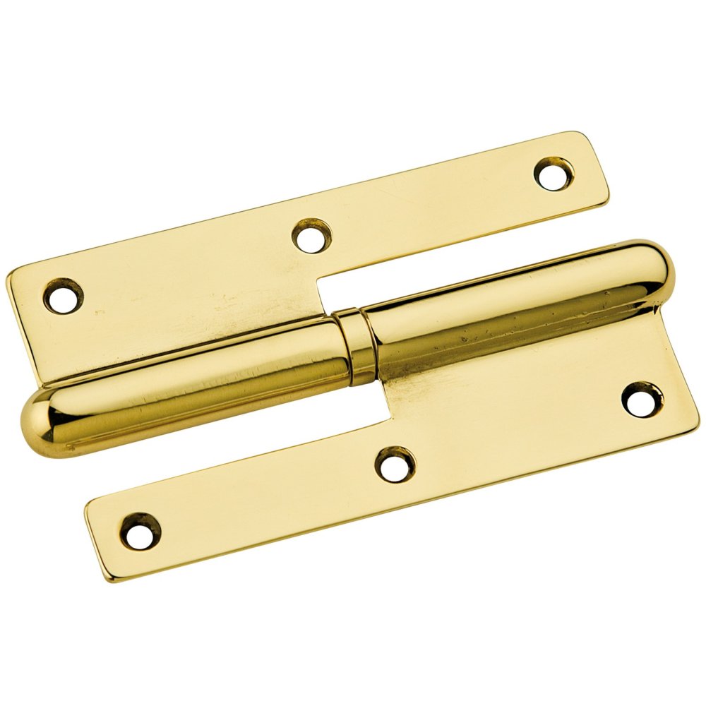 12pz paumelles ottone lucido art. 35 altezza 100mm x lunghezza 55mm destra cod:ferx.5917