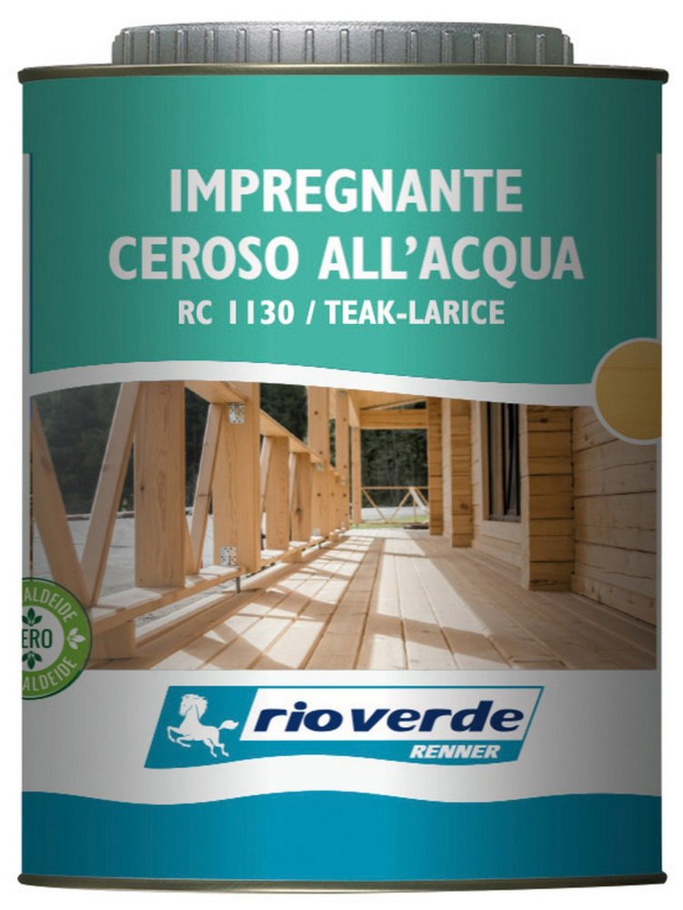 6pz rioverde rc 1130 impregnante ceroso teak lt.0,750 cod:ferx.5931