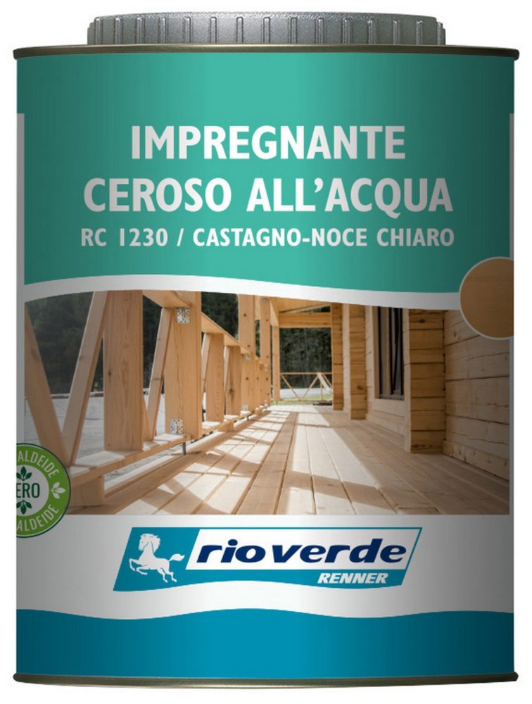6pz rioverde rc 1230 impregnante ceroso noce chiaro 0,750 cod:ferx.5976