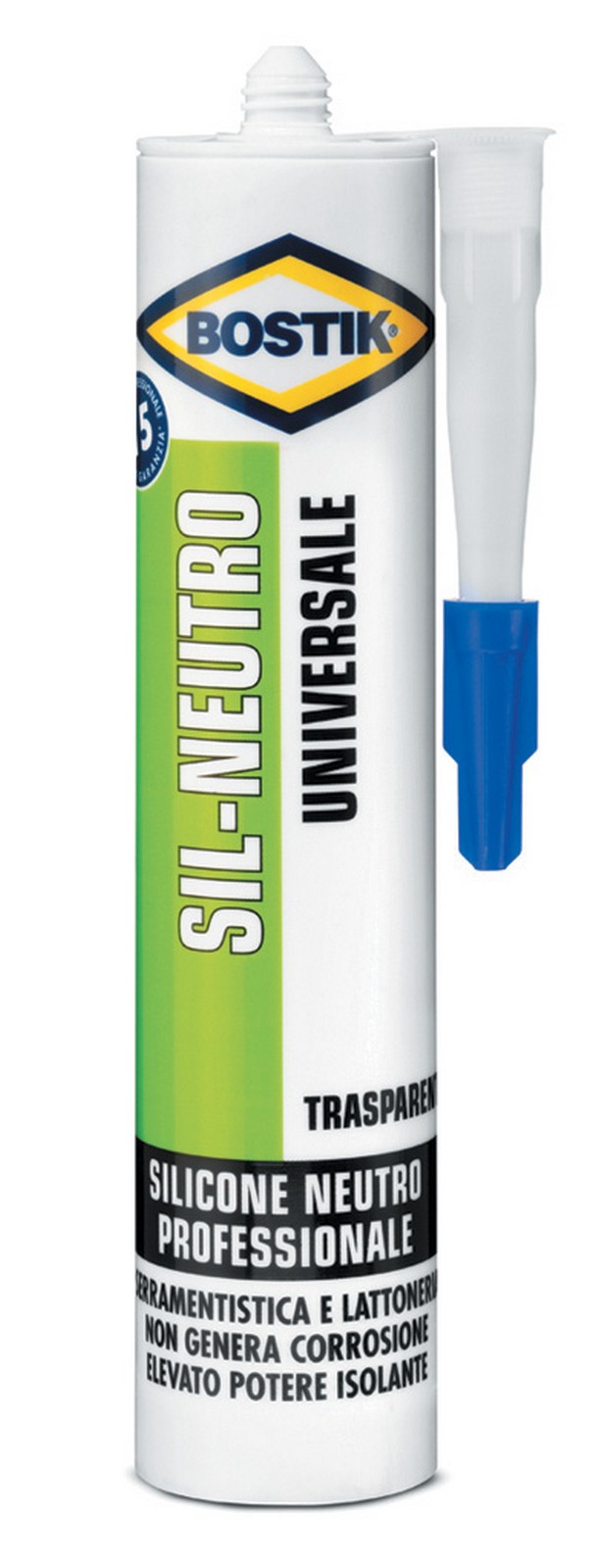 Image of 12pz bostik silicone neutro 300 ml trasparente cod:ferx.60109