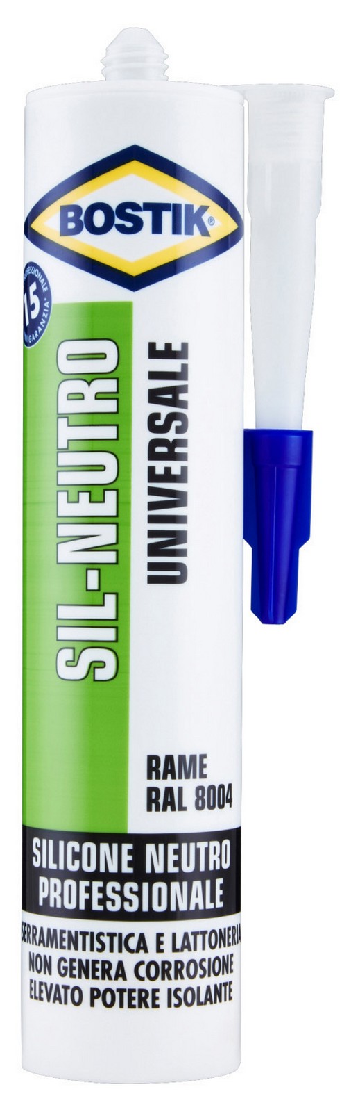 Image of 12pz bostik silicone neutro 300 ml rame cod:ferx.60114