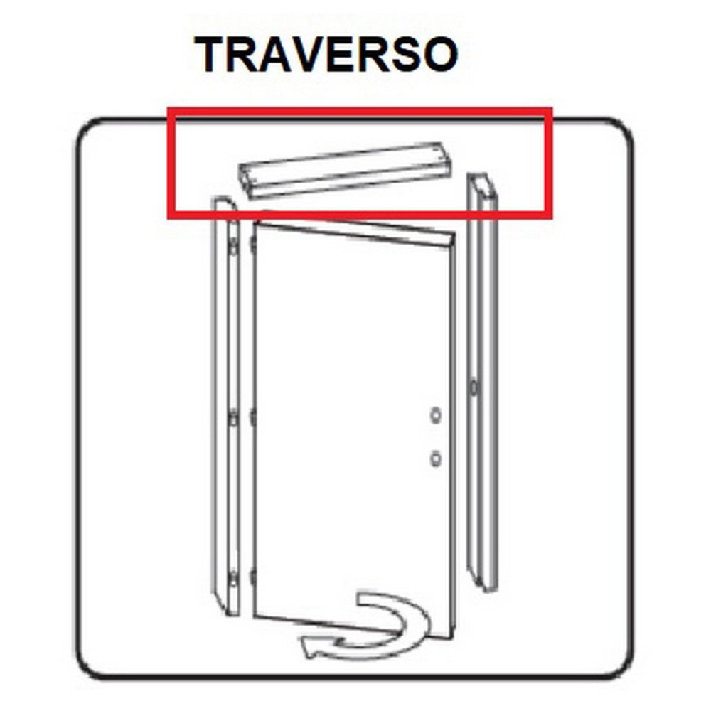 traverso battente per porta mod.microtec rovere grigio 210x80 cm cod:ferx.603102