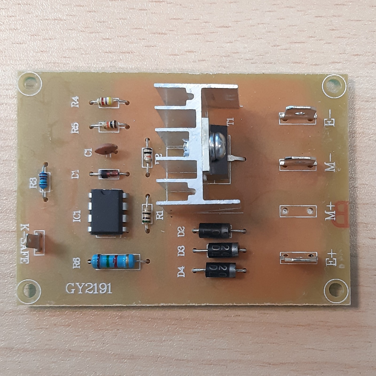 Image of scheda elettronica per elettrosega a batteria 20v 4,0ah gy2191 cod:ferx.603148