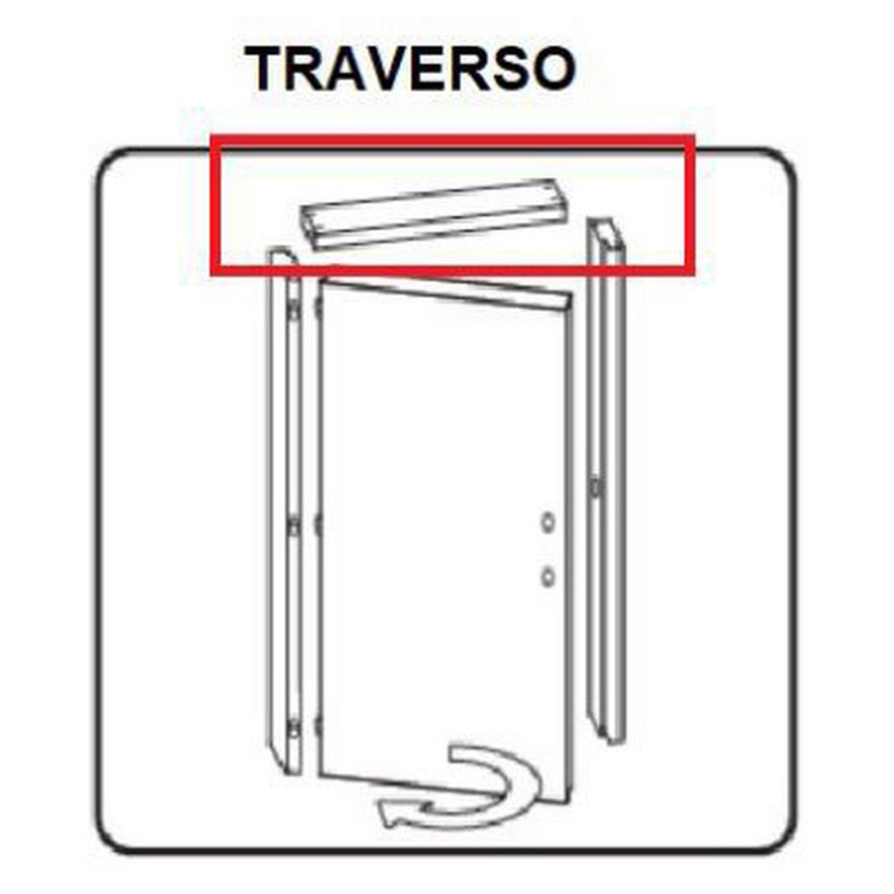cf traverso battente per porta mod.microtec bianco 210x70 cm cod:ferx.603151