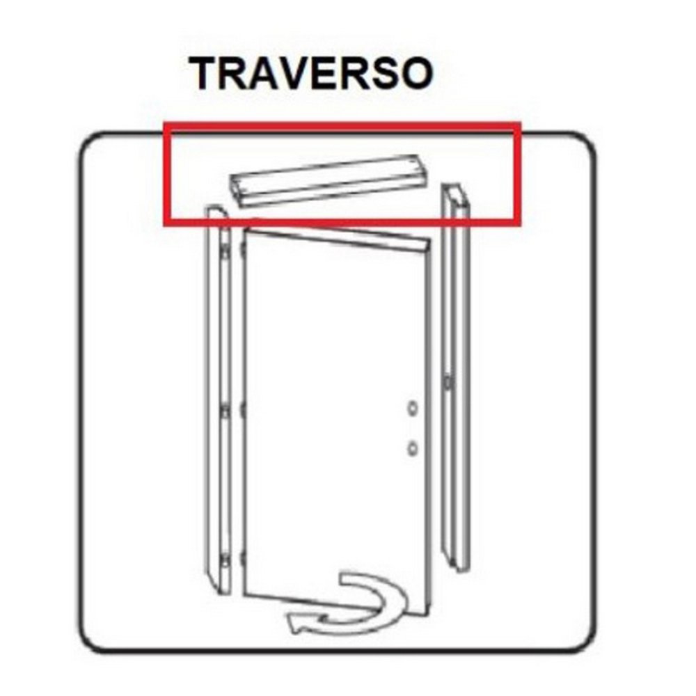 cf traverso battente per porta mod.microtec frassino bianco cm.210x90 cod:ferx.603196