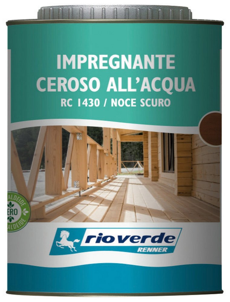 6pz rioverde rc 1430 impregnante ceroso noce sc. 0,750 cod:ferx.6079