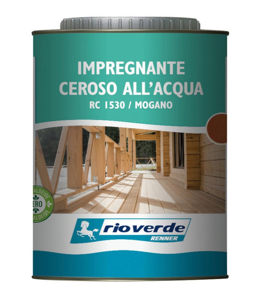 6pz rioverde rc 1530 impregnante ceroso mogano 0,750 cod:ferx.6083
