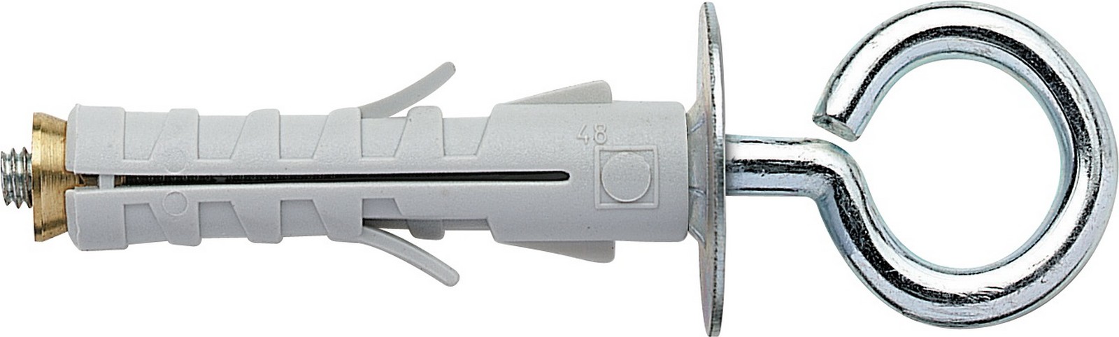 Image of 100pz elematic tasselli enp/oc9 occhiolo chiuso diametro 9 mm cod:ferx.6246