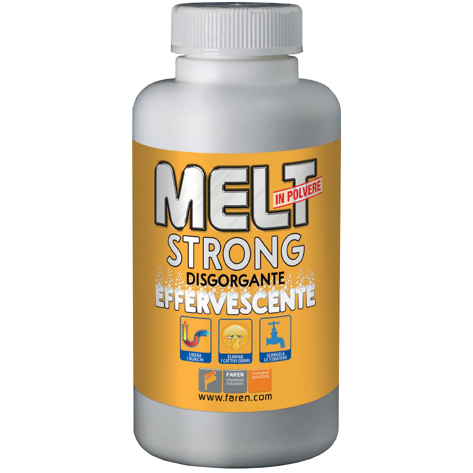 Image of 12pz melt strong disgorgante in polvere gr.600 cod:ferx.6701