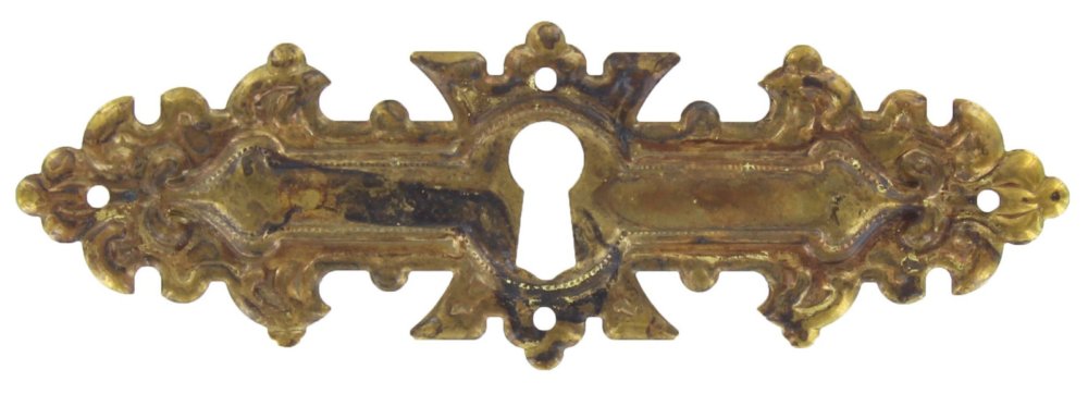 6blister blister bocchetta anticata 30692 mm.115x38 ottone antico cod:ferx.76075