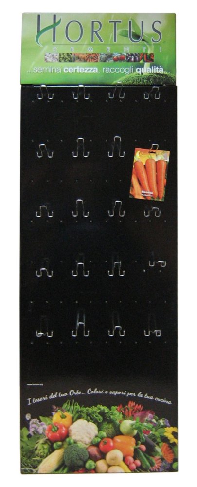 semi orto espositore a pavimento 20 ganci cod:ferx.76647