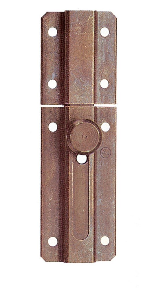 6blister blister catenaccio orizzontale ferro bronzate mm. 80 cod:ferx.76685