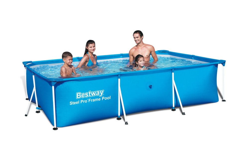 piscina rettangolare con telaio 300x201x66h 56404 cod:ferx.8333
