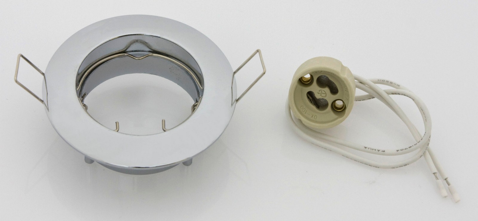 Image of 10pz faretti da incasso fisso x led gu10 cromo cod:ferx.83809