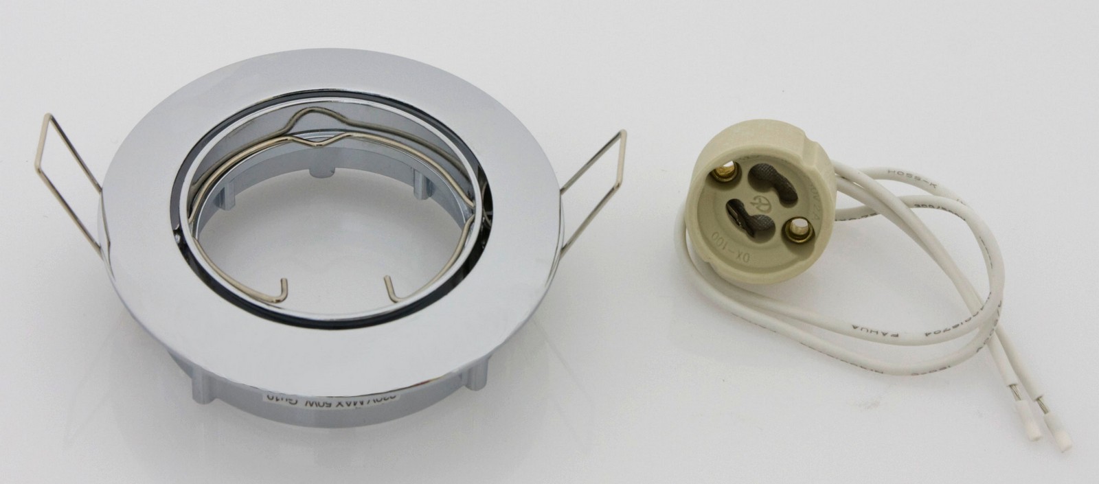 Image of 5pz faretti da incasso orientabile x led gu10 cromo cod:ferx.83842