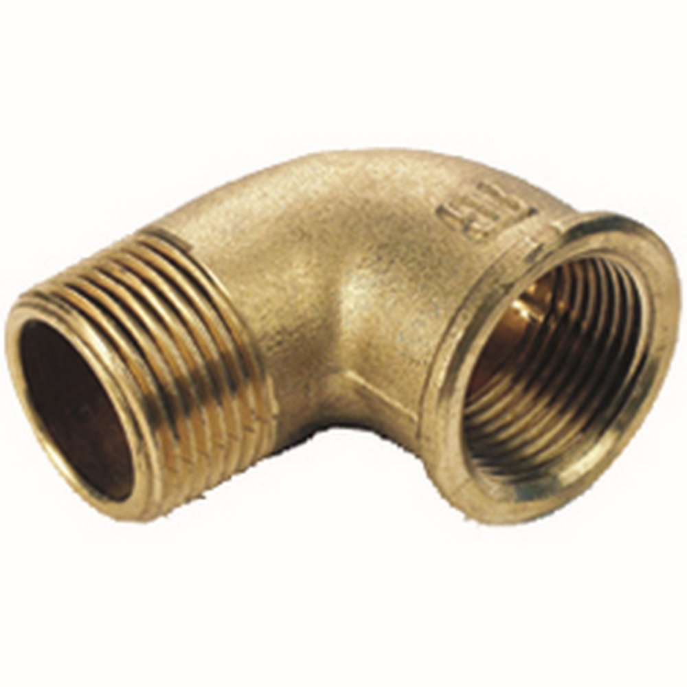 10pz idraulica gomito maschio femmina gr.3/4 in ottone giallo cod:ferx.86266