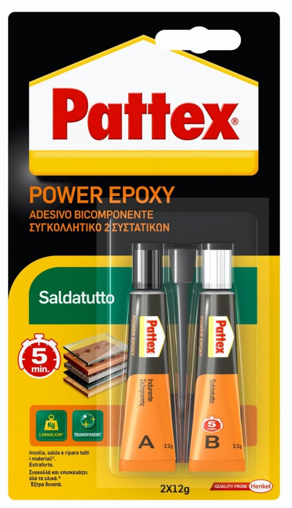 6pz pattex saldatutto power epoxy bicomponente 24 g cod:ferx.86346