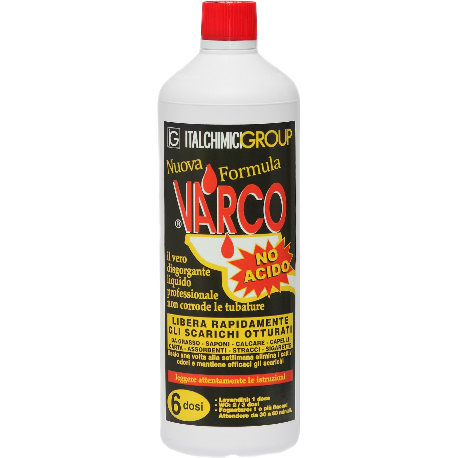 Image of 6pz disgorgante liquido varco no acido ml.750 cod:ferx.8709