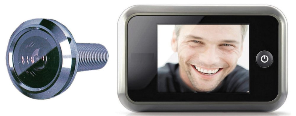 spioncino digitale cromo satinato mm.135x85 (jack) cod:ferx.9025