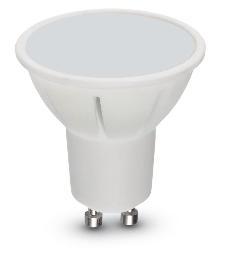 10pz led 'gu10' 5,5w lumen 420 2700k calda cod:ferx.92275