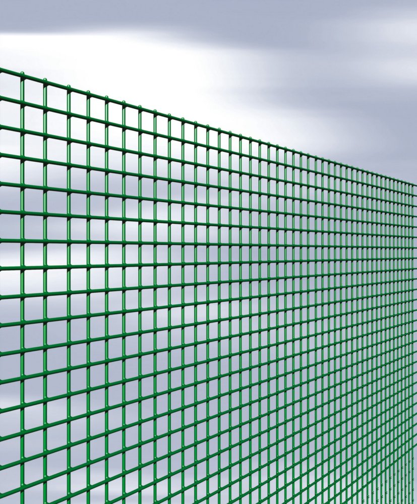 1 pz rete quadraplastificata elettrosaldata plasticata 12x12 h.100 ml.25 cod:ferx.9238