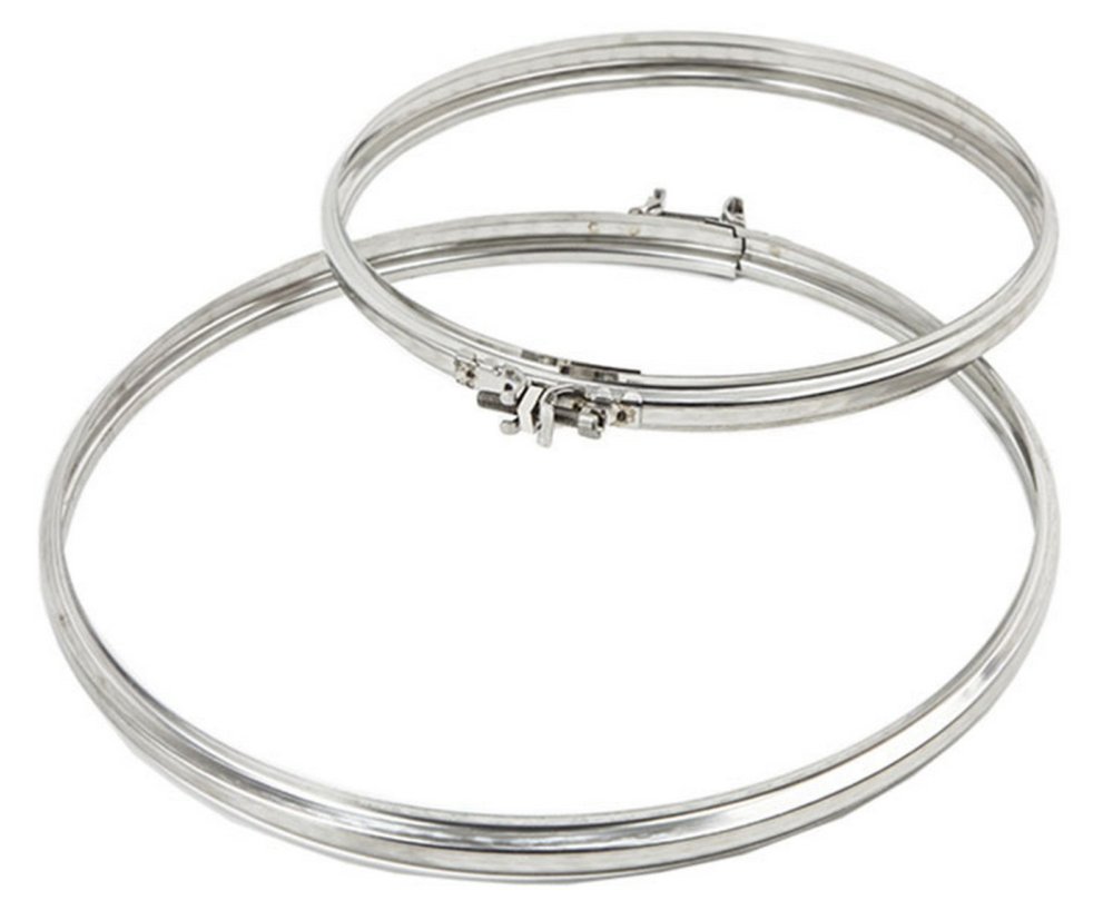 20pz fascetta giunzione inox aisi 304 x tubi cm.12 cod:ferx.93271