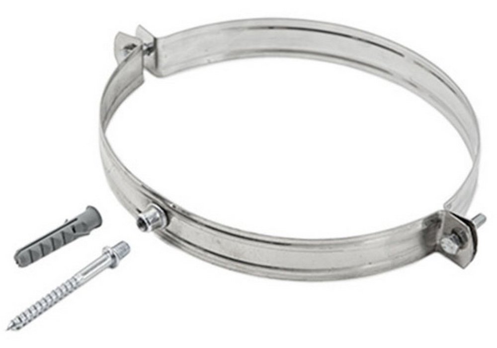 10pz collari inox con tassello x tubi stufa cm.10 cod:ferx.93278