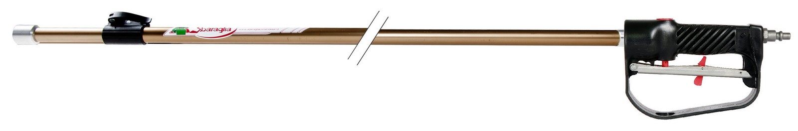 Image of asta telescopica alluminio 1,5-2,9 m con impugnatura per abbacchiatore cod:ferx.93437