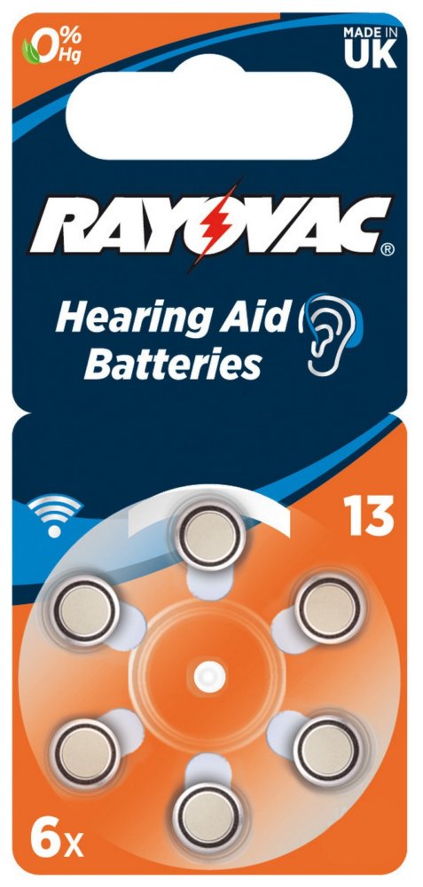 10pz varta batteria acustica 13 confezione da 6pz. cod:ferx.93495