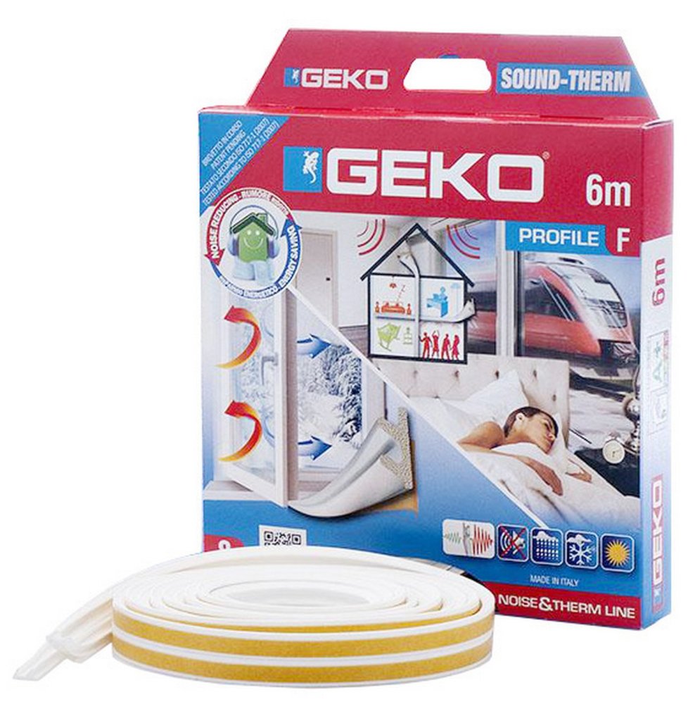 12pz guarnizione termica ed acustica 6 m bianco cod:ferx.94538