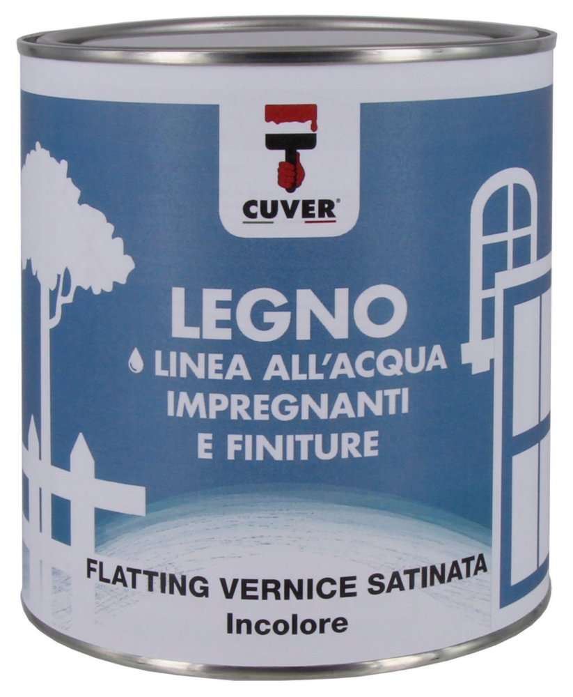 6pz flatting aqquaver satinata incolore per legno ml 750 cod:ferx.94974