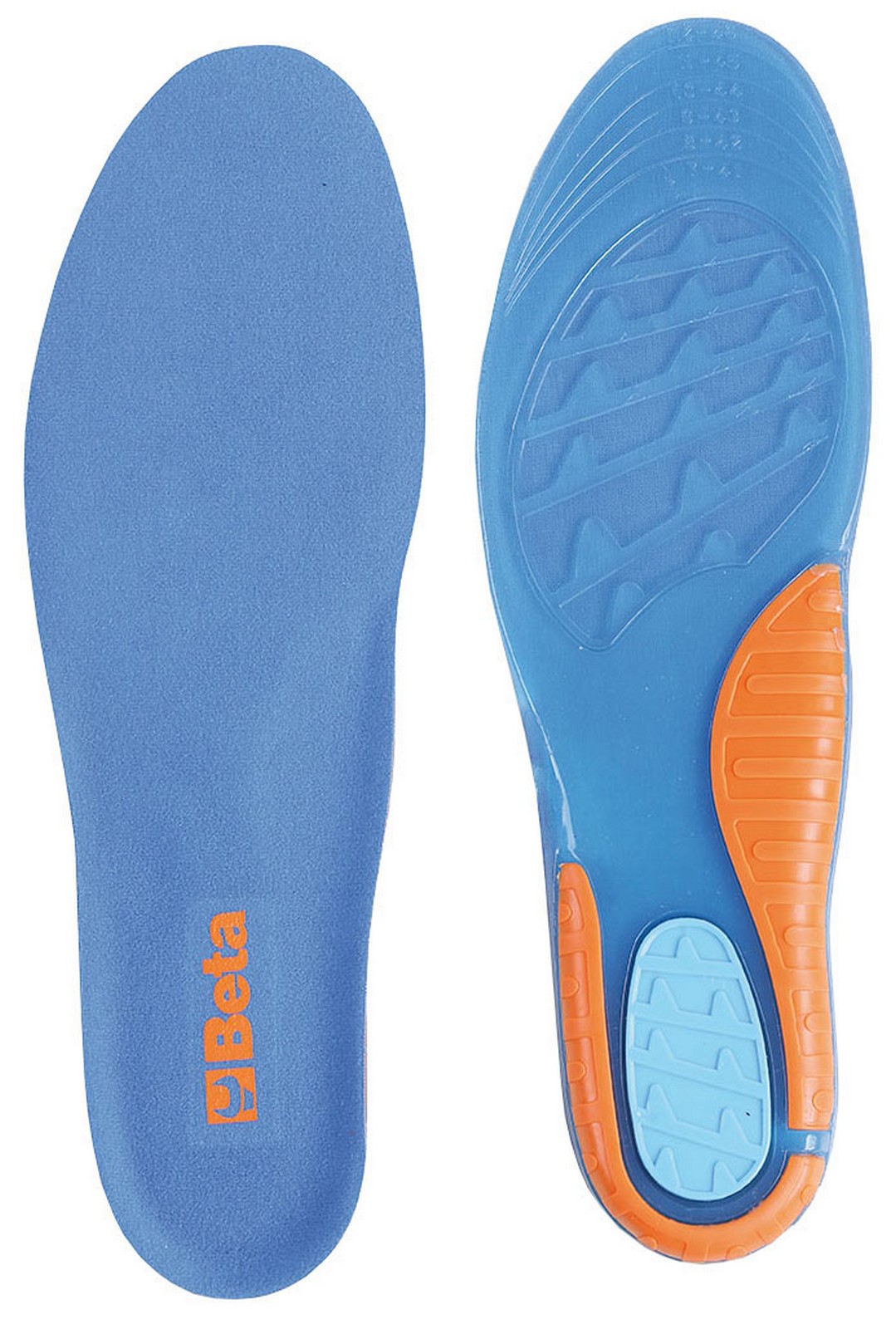 Image of 10pz solette per scarpe in gel con effetto ammortizzante 7398u &#39;beta&#39; n.36-40+41-46 cod:ferx.95158