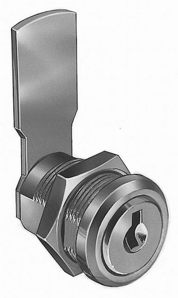10pz prefer serratura a cilindro ø 20 lunghezza mm 25 nichelata cod:ferx.97032