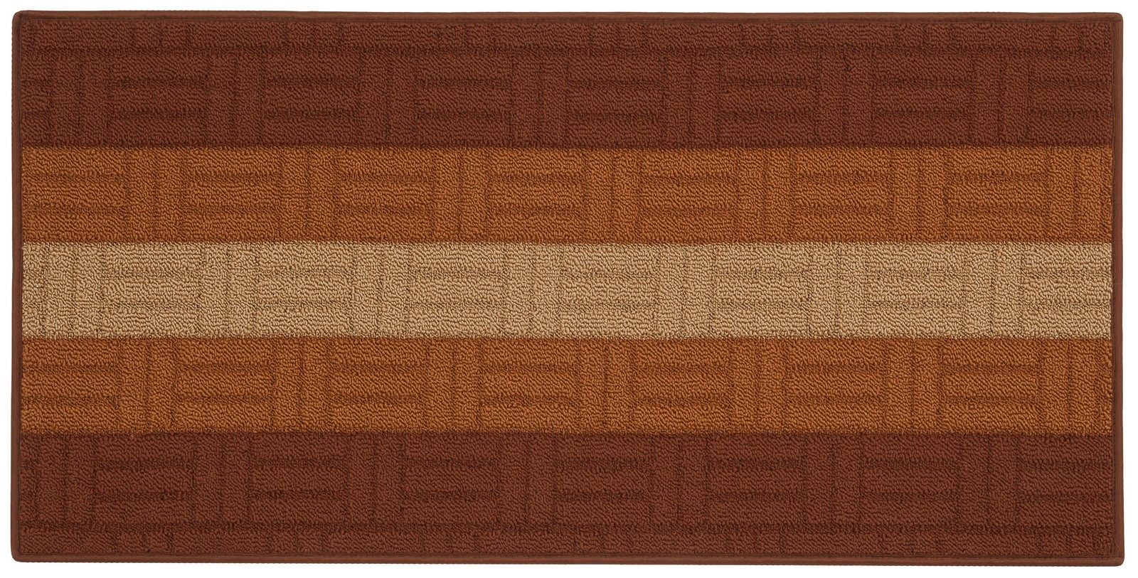 Image of 4pz tappeto per cucina mia 50x 80 cm marrone cod:ferx.97055