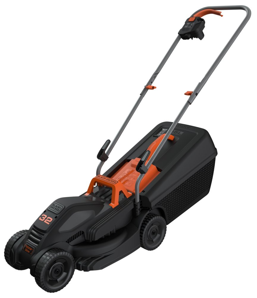 tosaerba b&d 1000w larghezza taglio 32cm altezza regolabile 20 40 60 mm cod:ferx.97197