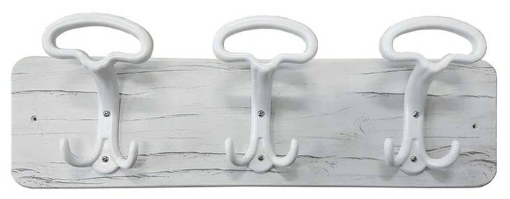 2pz appendiabiti lady shabby chic 3p cm 50x16 bianco cod:ferx.98313